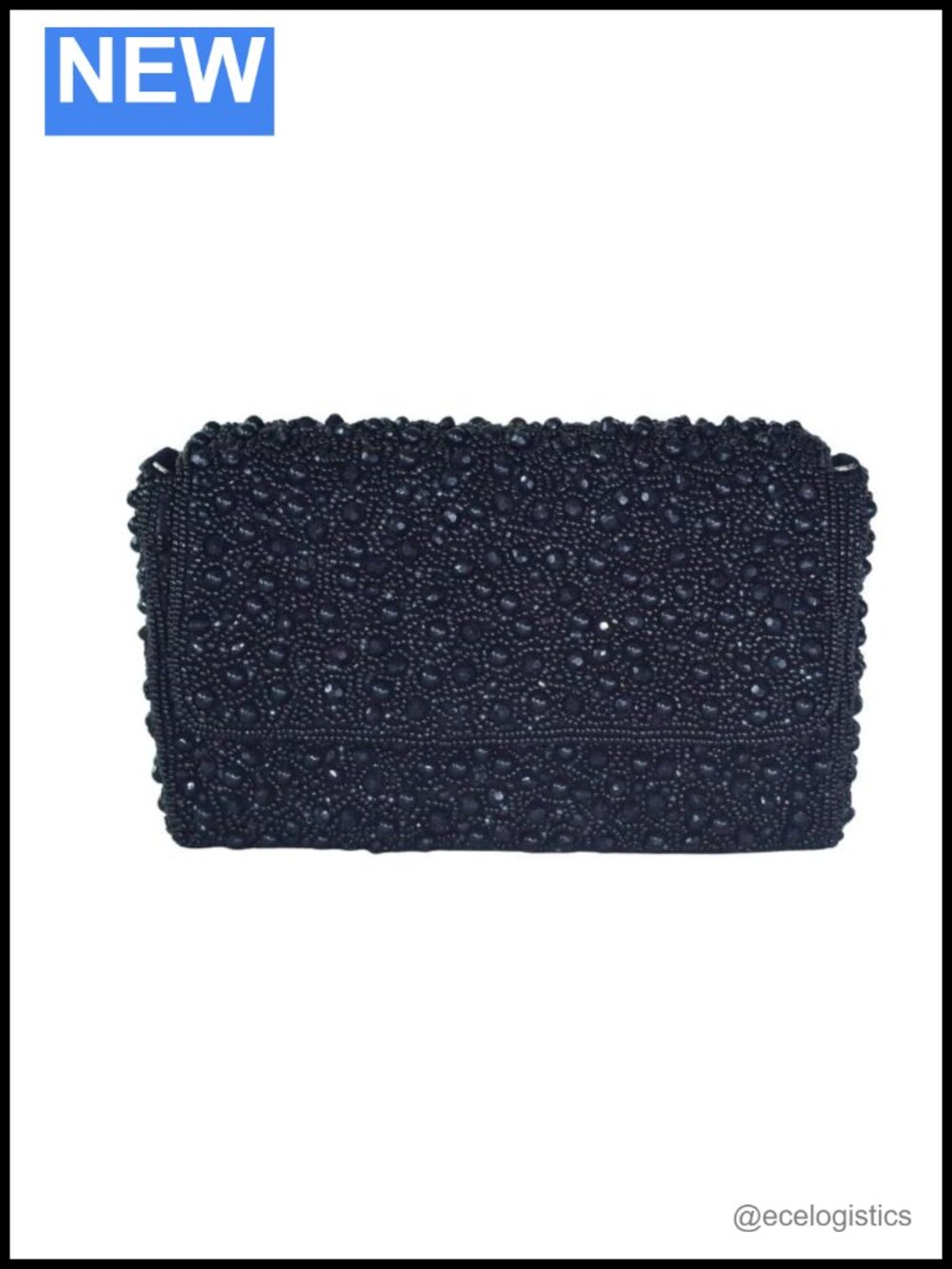 Beaded Satin Silk Clutch Purse for Women Wedding Party Evening Bag Crossbody